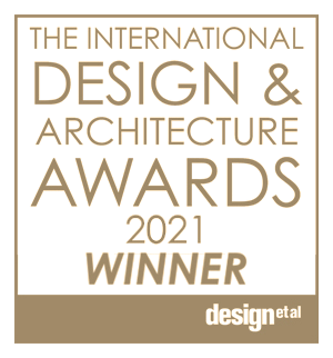 Award-Badge: The International Design & Architecture Awards 2021 Winner