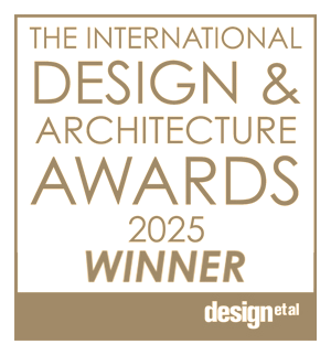 Award-Badge: The International Design & Architecture Awards 2025 Winner